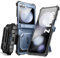 i-Blason Coque pour Samsung Galaxy Z Flip 6 avec Support Béquille [Protecteur d’Ecran Intégré] [Protection de Charnière] [Clip Ceinture] Protection Militaire Intégrale pour Samsung Z Flip 6, Bleu