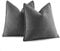 MIULEE 2er Kissenbezug 40x40 Dunkelgrau Chenille Kissenbezüge Kissenhülle Sofakissen dekokissen zierkissen Elegantes Design für Couch Sofa Wohnzimmer