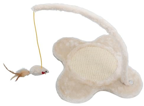 SUPVOX Rascador De Flores y Ratón Colgante Árbol De Peluche para Gatos Rascador para Gatos y Gatitos