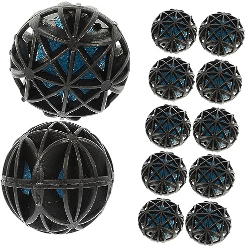 CORHAD Aquariumfilter Multifunktionaler Biologische Filterbälle Für Aquarien Hochwertige Filtermedien Mit Biochemischem Baumwollkern Effiziente Wasserreinigung Für Üß Und Meerwasseraquarien 26mm