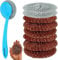 9-Piece Kitchen Cleaning Set - Non-Scratch Handled Scourers with Refills, Copper Mesh Scrubbers for Pots, Pans, and Grills - Non-Abrasive for Effective Cleaning