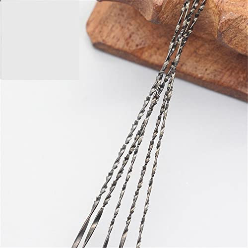 Hojas De Sierra De Marquetería Con Dientes En Espi 12 Uds. Hojas de Sierra de calar de 130mm 5# hojas de sierra caladora dientes en espiral 8 tipos de hojas de sierra for madera for tallar 12 Uds con