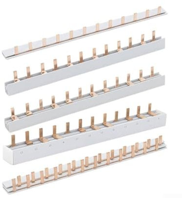 Peigne électrique avec protection isolante pour installations électriques nécessitant jusqu'à 63 A de capacité de traitement de courant (E)