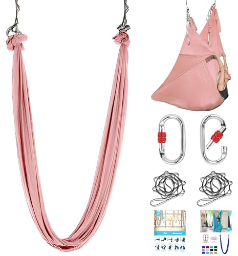 ZYOSJK Aerial Silk Swing Outdoor Hammock Aerial Yoga Swing For Adults,Aerial Yoga Hammocks for outside
