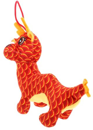 COMNESTBI Dragon Peluche de Mascotte pour Nouvel an Chinois Peluche Dragon Réaliste