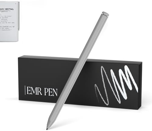Stylet magnétique compatible avec Remarkable 2 stylos de rechange avec gomme, 4096 niveaux de pression, rejet de paume, support d'inclinaison et 5 pointes, stylo Scribe compatible avec Remarkable 2/1