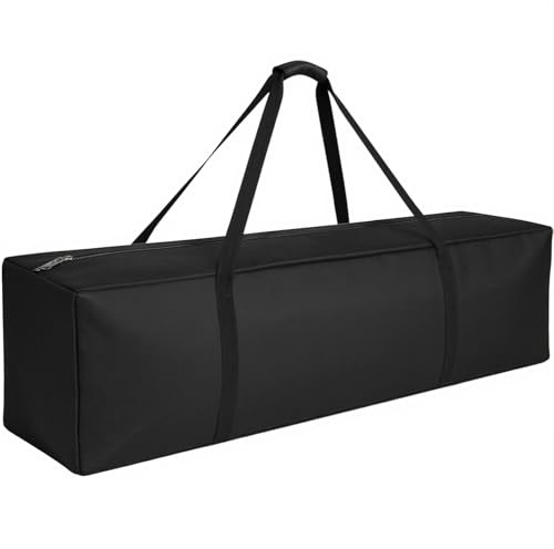 INFANZIA 270L Sporttasche, Extra Große Aufbewahrungstasche, Schwarz | 270L große Kapazität, 165x40x40 cm, Wasserdicht & Stark, Reisetasche mit Verbesserter Reißverschluss, Für Kleidung, Umzug