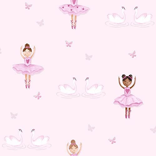 Holden Decor Make Believe Ballerina Pink Wallpaper 12460 - Kids Childrens