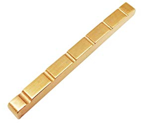 Guyker 43mm Guitar Nut Pre-Slotted – Brass Nuts Replacement for Strat Tele ST TL style Electric Guitar