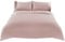 Sienna Glitter Duvet Cover with Pillow Case Sparkle Glitz Velvet Bedding Set - Blush Pink, King