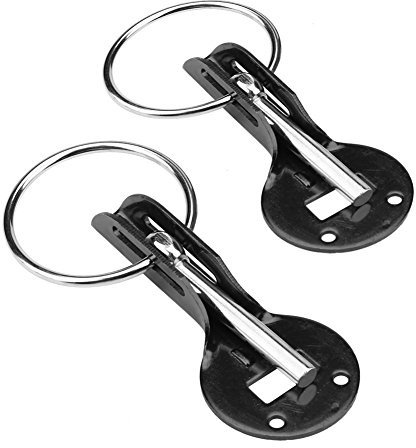 kit de bloqueo de perno de capó universal, cierres de capo para coche/carreras de coches deportivos (negro)
