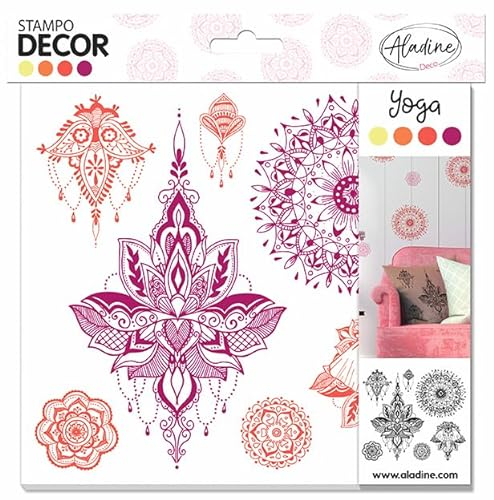 Aladine Deko-Stempel aus Schaumstoff, Yoga