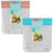 Décor Reusable Food Storage Bags - Pack of 2 | Freezer Sandwich Bags | Airtight, Leakproof Seal | Blue/Pink