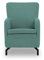 DOMO. collection Sessel Franca, Polstersessel mit hoher Rückenlehne und Metallfüßen, Einzelsessel, Armsessel 68 x 82 x 93 cm (BxTxH), mint (grün)