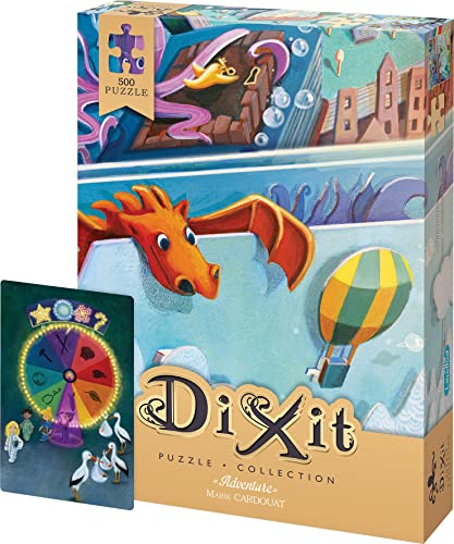 Libellud | Dixit Puzzle Collection | Motiv: Adventure | 500 Teile | Format: 34 x 48 cm | Ab 6+ Jahren | Sprachneutral