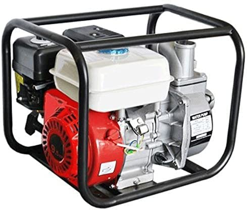 BOMBA DE AGUA GASOLINA CON MOTOR DE 4 TIEMPOS MOTOBOMBA 163cc CONEXION 50mm 30.000 LITROS POR HORA