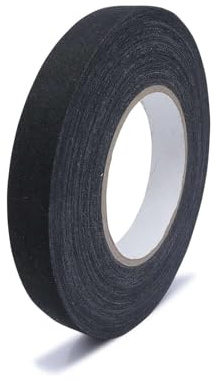 gws Rohgewebe Gewebeband 21541 – 50m x 15mm, schwarz – Stark klebend für Reparaturen, Kantenschutz, Kabelschutz und Verpackungen – langlebig, flexibel, wetterfest, ideal für Handwerk & Haushalt