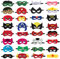 WleCrtl Superhero Masks, 32pcs Superhero Cosplay Party Masks, Super Hero Costumes Toy Birthday Favours Supplies, Boys & Girls Felt Eye Mask for Cosplay, Birthday Party or Masquerade