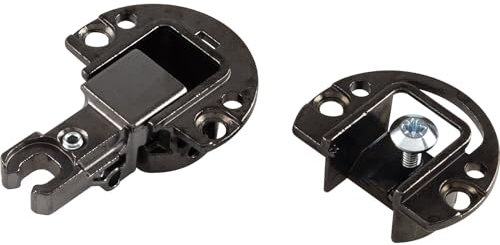KIMANA SKIN Klappenband, 3-teilig, Zamak vernickelt dunkelgrau