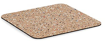 Zeller 11294 Mousepad Multicolor, Kork, ca. 20 x 20 cm