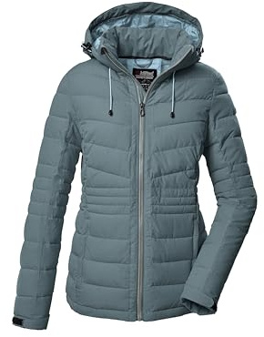 Killtec Damen Kow 10 Wmn Qltd Jckt Steppjacke/Jacke in Daunenoptik mit Kapuze