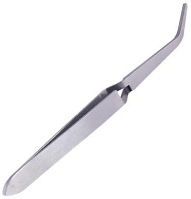 DOITOOL 1stück Metall Nagelzange Für Präzise Nagelkunst Professioneller Rhinestone Picker Und Pinzette Silber Geeignet Für Nagelstudios Und Persönliche Anwendungen