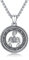 PARYFO Skorpion Halskette 925 Sterling Silber Skorpion Anhänger Sternzeichen Kette Astrologie Horoskop Anhänger Schmuck Geschenke für Männer Frauen Unisex