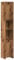 vidaXL Badschrank Altholz-Optik 30x30x183,5 cm Holzwerkstoff, Badezimmermöbel, Waschbeckenschrank, Badschränke, Badmöbel, Badschrank, Toilettenschrank