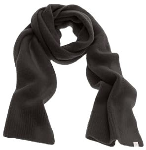 Deha - Schal SOFT SCARF aus Wolle, schwarz (240 cm)