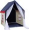 Muzrunq Kinderzelt 49x39x51inch Indoor Play Tent atmungsaktives Spielhaus mit Fenstern und weißem Netzzelt für Kinder Spielen Zelt, Spielhaus, Innenzelt