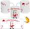 CREATIVASS Taza personalizada con nombre para Navidad y Reyes Magos Diseño Original Regalo Navidades Fiesta Melchor Gaspar Baltasar Renos Papa Noel Elfos 24 modelos (NAVIDAD15)