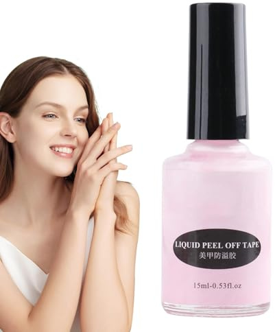 Flüssiglatex für Nägel, Latex-Nagellack-Barriere – Fingerhautschutz, flüssiger Latex-Barrierenschutz für Nagellack, Nagelhautschutz, Flüssigkeit