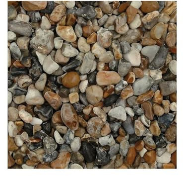 Long Rake Spar Poly Bag Oyster Pebbles 20mm