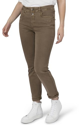 STOOKER Davos Colour Denim Damen Boyfriend-Jeans Boyfriend Fit Denim clean wash konisch lang