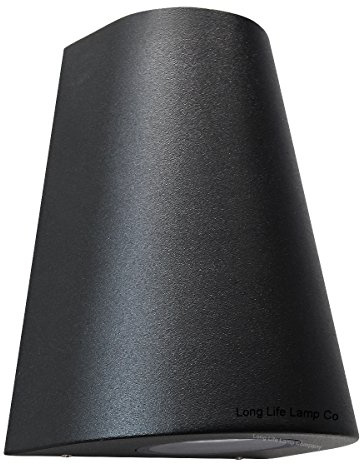 Zenon Lighting Collection Indoor/Outdoor Double Wall Up and Down Light, Black