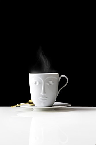 Fürstenberg 1857/5 WEISS Becher, Tasse, Henkeltasse - Porzellan - weiß - 0,3 l
