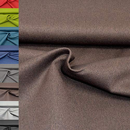 MAGAM-Stoffe Magnus Schwerer Canvas Möbel Polster Stoff Meterware 50cm (06. Braun)