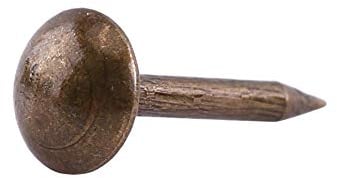 Akozon Antik Dekor Nägel,100 stück Vintage Bronze Polsterung Nägel Bronze Metall Tags DIY Dekorative Möbel Ziernägel Möbel Sofa Schuh Tür Dekorative Tack Stud set(surface