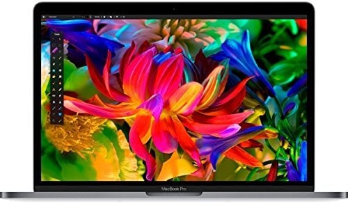 Apple MacBook Pro 13-inch Laptop (Intel Core i5, 8 GB RAM, 256 GB SSD, Intel Iris Graphics 540, OS X 10.12 Sierra) - Silver - 2016 - MLUQ2B/A - UK Keyboard (Refurbished)