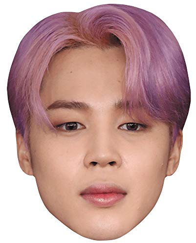 Jimin (Purple Hair) Maske aus Karton