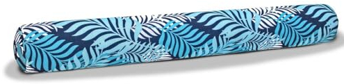 Aqua Deluxe Nouilles de Piscine surdimensionnées de 1,5 m, Flotteur de Nouilles de Piscine, Tissu de Luxe, Robuste, fougère Bleu/Blanc