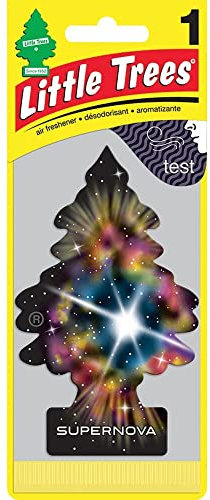 Little Trees Supernova Auto-Lufterfrischer | Papierbaum zum Aufhängen für Zuhause oder Auto | 6 Stück