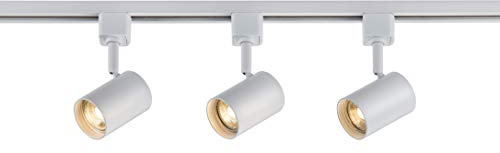 Knightsbridge 1 Metre Cylindrical Tracklight Kit in White