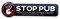 BLASTIGER Plaque Boite Aux Lettres Stop Aux Pub Etiquette Pour Boîte Aux Lettre Sticker/Autocollant non à la Publicité En epoxy anti UV Ultra resistant, flexible et durable Adhésif de Haute qualité