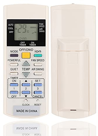 cigemay Control Remoto de Aire Acondicionado, Accesorio de Repuesto de Control Remoto, Adecuado para Panasonic A75C3299 A75C2600 A75C2602 A75C2606 A75C2632 A75C2656