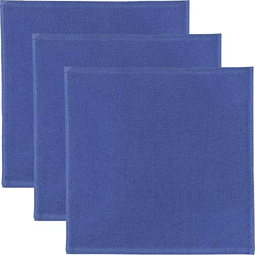 Erwin Müller Spültuch 3er-Pack Baumwolle blau Größe 25x25 cm