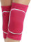 LTLCLZ Ginocchiere Sportive da 2Pezzi Compressione Protezione del Ginocchio da Ballo Supporto Spugna Addensata Pallavolo Yoga Ginocchiera per Adulti Kid,Rosso,M