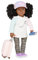 Our Generation Reise Puppe Tyanna - Bewegliche 46 cm Puppe mit Kleidung und Zubehör - Rollkoffer, Reisepass, Bordkarte - Spielzeug ab 3 Jahren