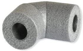 PE Rohrisolierung Bogen 90° Größe 28 mm / 25 mm