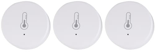 Spactz Tuya Smart ZigBee 3.0 Capteur de température et d'humidité intelligent alimenté par batterie avec application Tuya Smart Life (B)